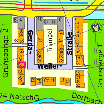 Lage Gerda-Weiler-Straße